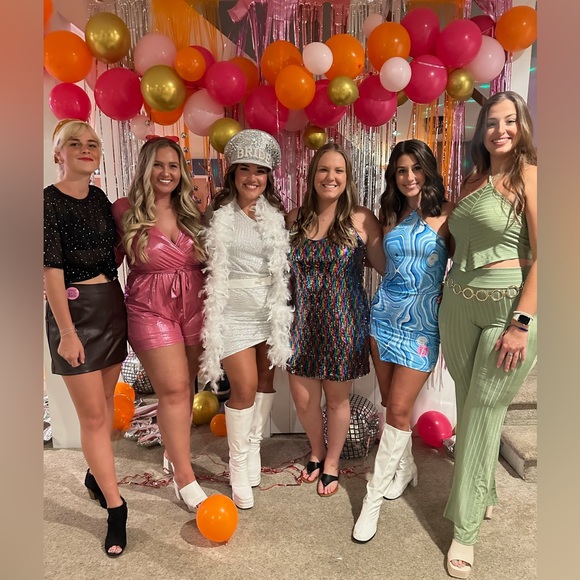 Green 2 piece set 70s inspired set - Picture 3 of 3